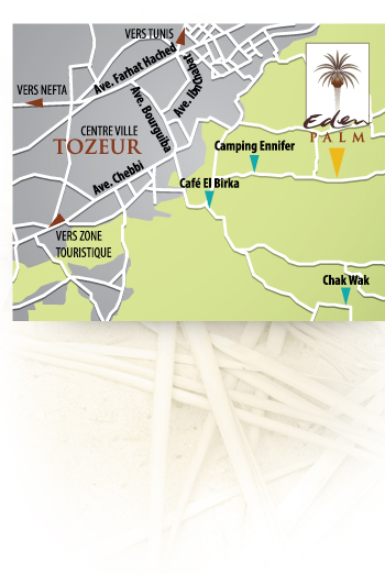 Eden Palm offre le parcours de base suivant: